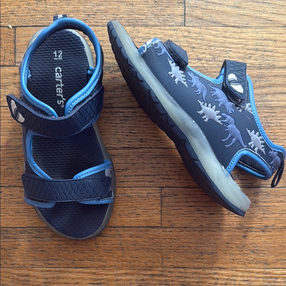 Carter's Blue and Black Outdoor Sandals for Versatile Adventures size 12